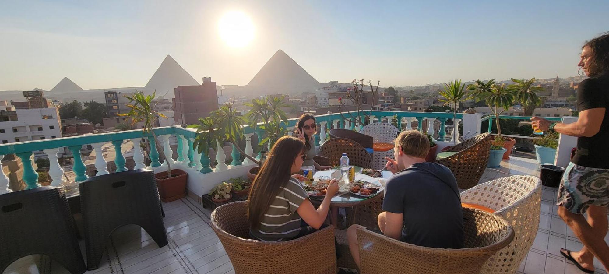 Pyramids Temple Guest House Kafret el-Gabal Exterior foto