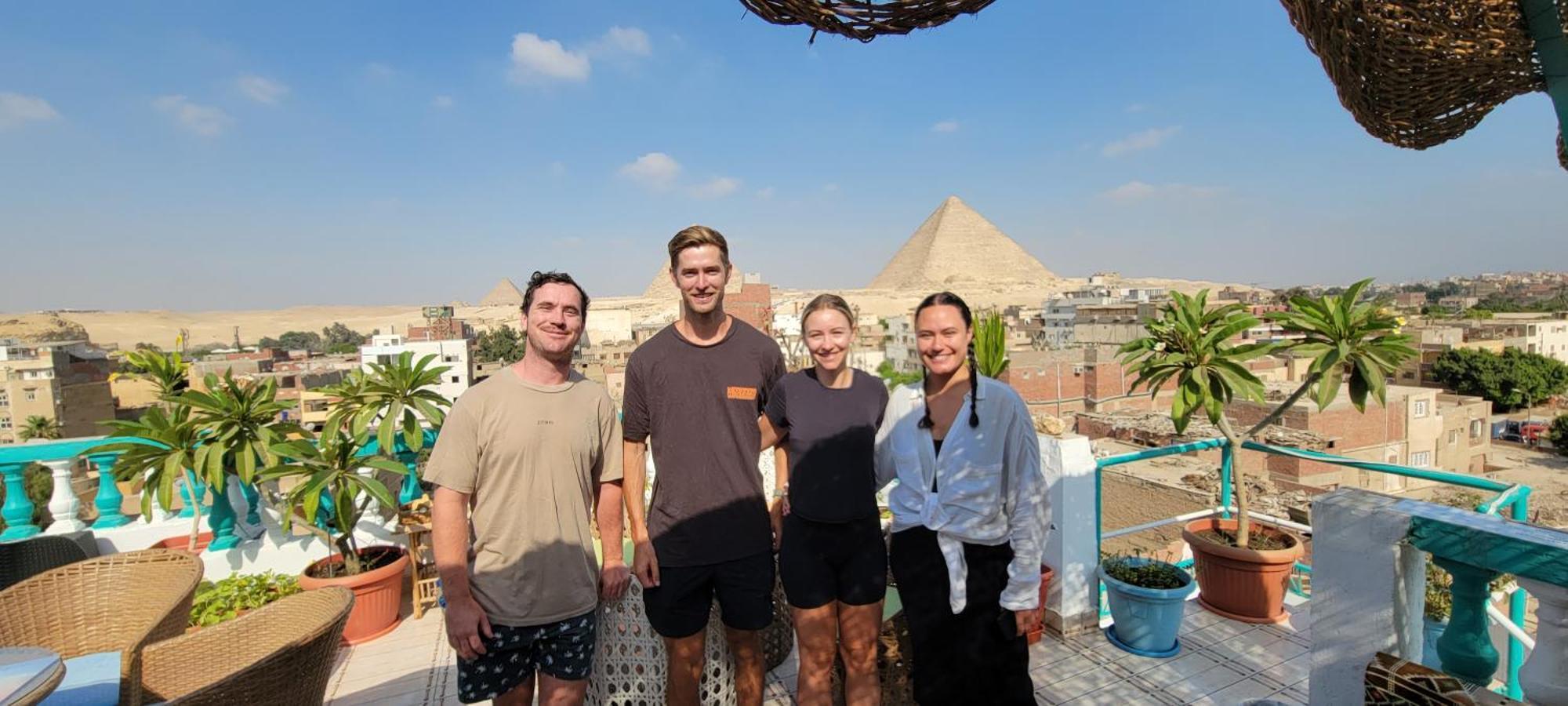 Pyramids Temple Guest House Kafret el-Gabal Exterior foto